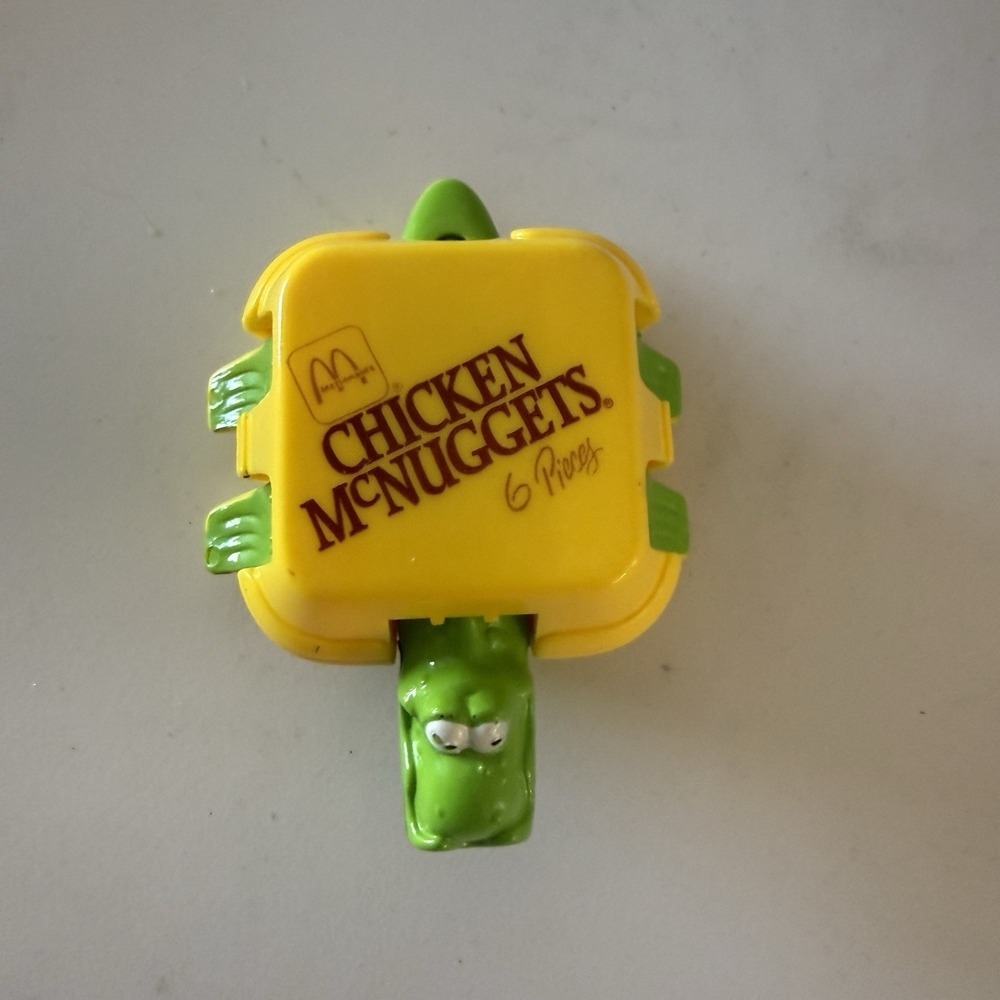 VTG McDonald's Happy Meal 1990 Changeable Transformer Chicken McNuggets Turtle
